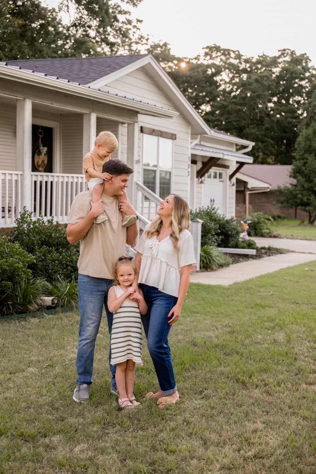 Taylor Clark and family in Northeast Texas